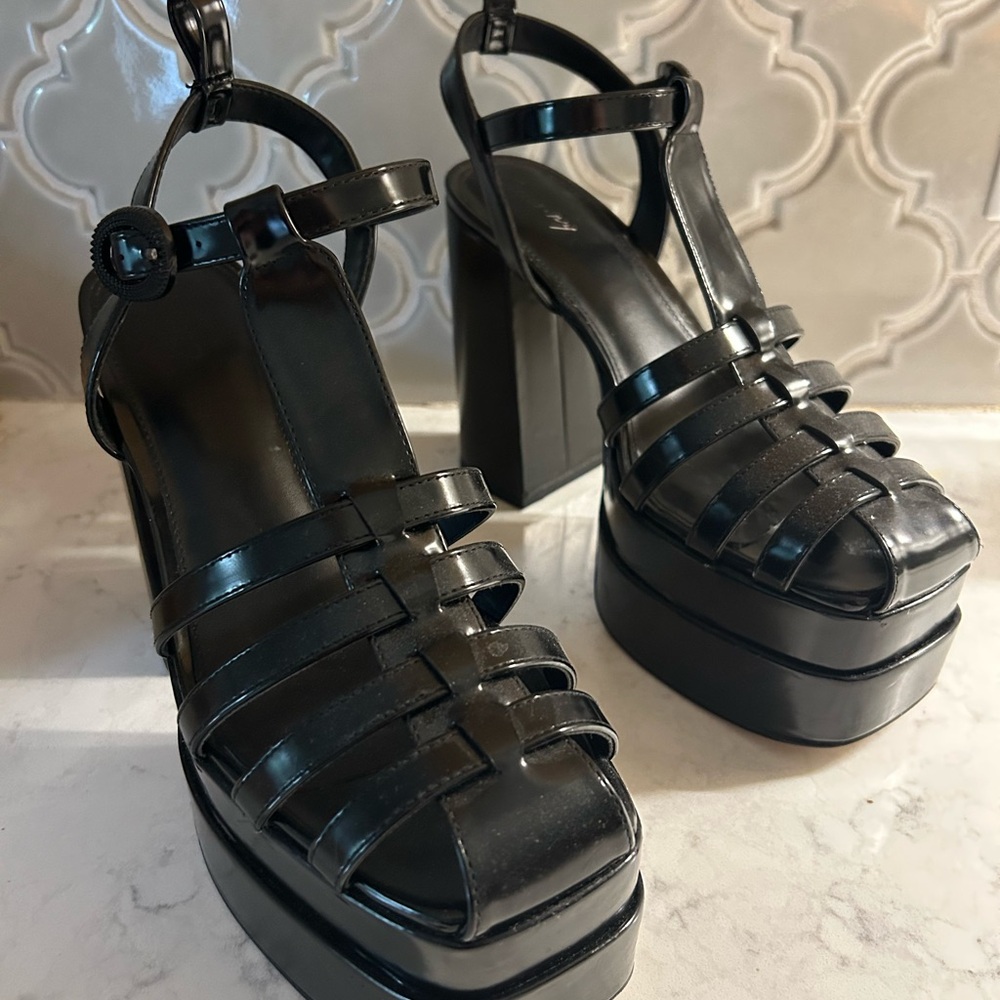 Circus Black Platform Sandals